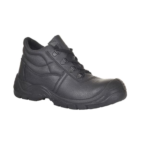 Portwest Unisex Steelite sikkerhedsstøvler til voksne med skridsikre tå med anti-slid Black 11 UK