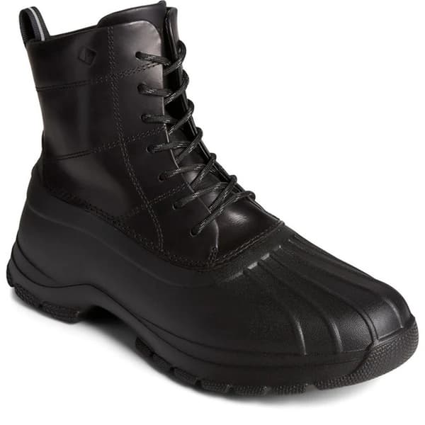 Sperry Herr Duck Float läderstövlar Black 7.5 UK