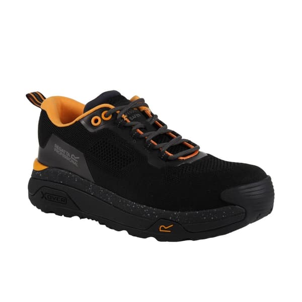 Regatta Mens Crossfort Safety Boots Black/Gunmetal Grey 7 UK