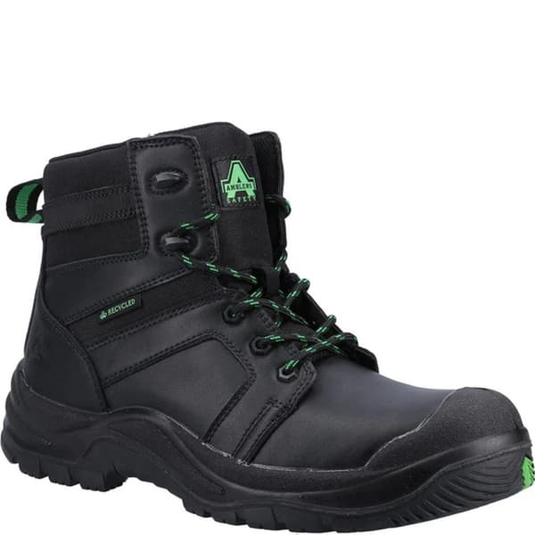 Amblers Unisex Adult 502 Leather Safety Boots Black 8 UK