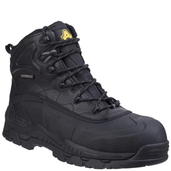 Amblers Unisex Adult FS430 Hybrid Leather Non Metal Safety Boots Black 7 UK