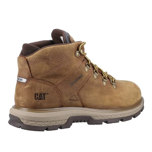 CAT Lifestyle Mens Exposition Hiker Leather Safety Boots
