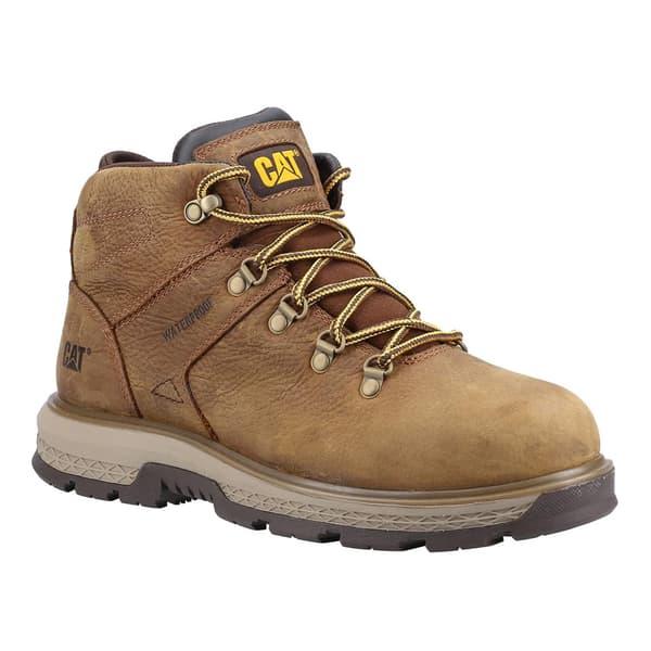 CAT Lifestyle Mens Exposition Hiker Leather Safety Boots