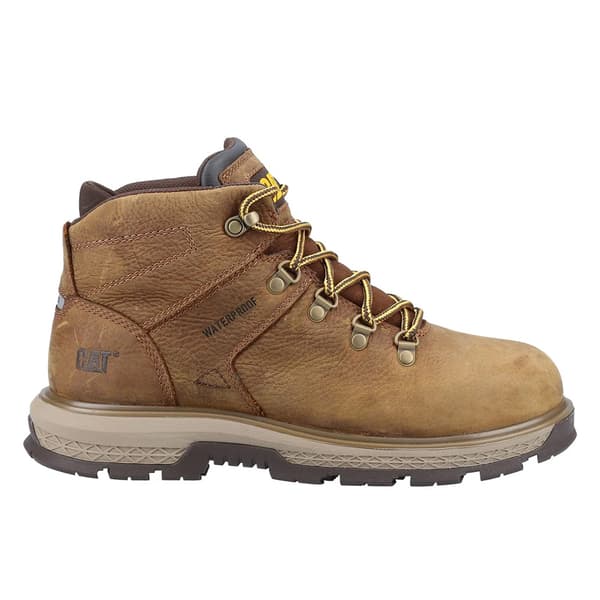 CAT Lifestyle Mens Exposition Hiker Leather Safety Boots