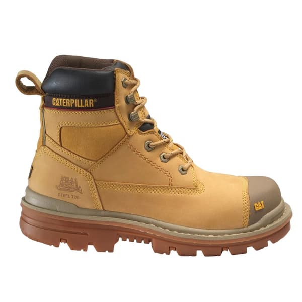 CAT Lifestyle Mens Gravel 6 Leather Safety Boots