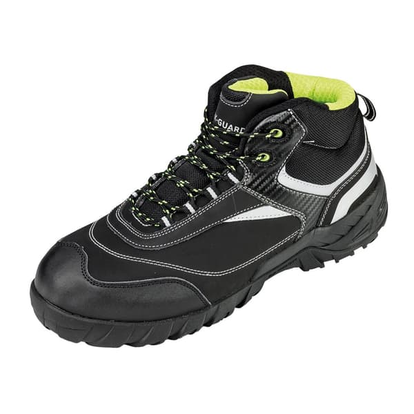 WORK-GUARD by Result Unisex Blackwatch skyddsstövlar för vuxna Black/Silver 6 UK