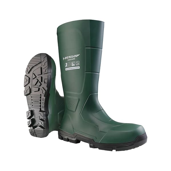 Dunlop Unisex Adult Work-It Safety Wellington Boots Green 9 UK