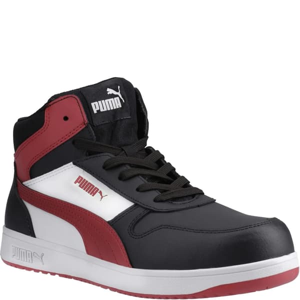Puma Safety Mens Frontcourt Leather Shoes
