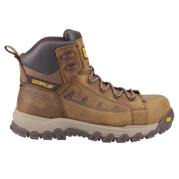 Caterpillar Mens Threshold Rebound Grain Leather Composite Toecap Safety Boots