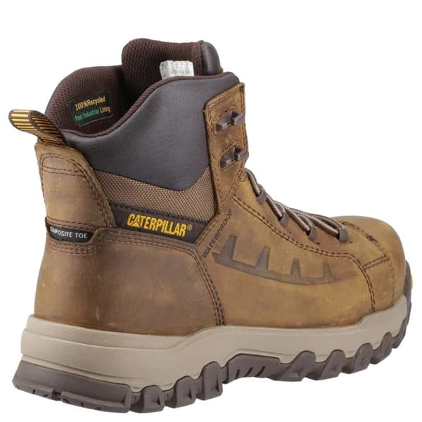 Caterpillar Mens Threshold Rebound Grain Leather Composite Toecap Safety Boots