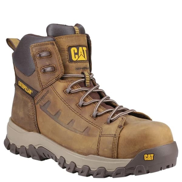 Caterpillar Mens Threshold Rebound Grain Leather Composite Toecap Safety Boots
