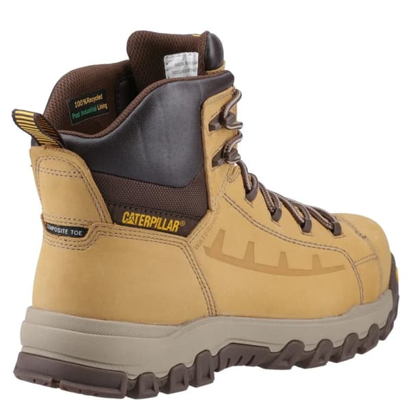 Caterpillar Mens Threshold Rebound Grain Leather Composite Toecap Safety Boots