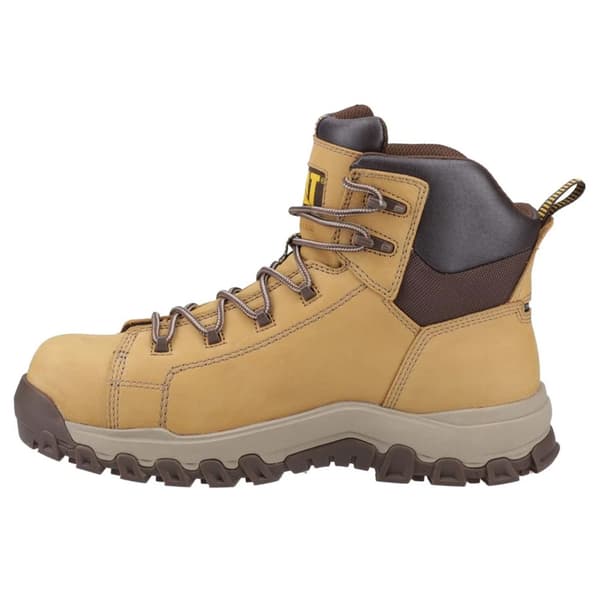 Caterpillar Mens Threshold Rebound Grain Leather Composite Toecap Safety Boots