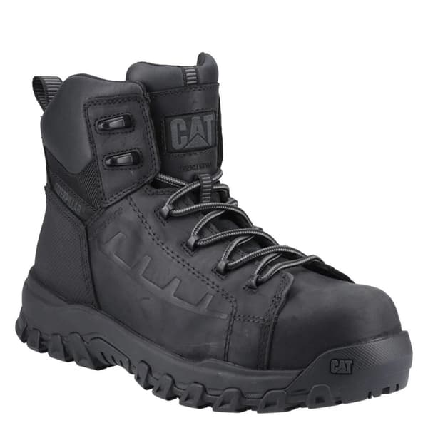 Caterpillar Mens Threshold Rebound Grain Leather Composite Toecap Safety Boots