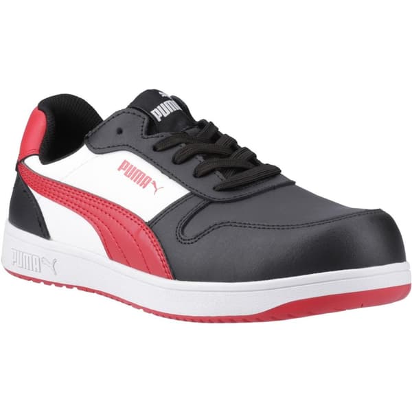 Puma Safety Mens Frontcourt Leather Low Safety Trainers