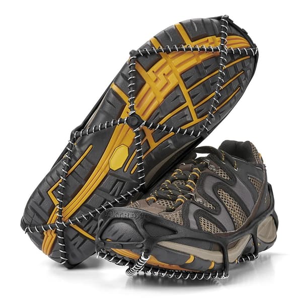 1,2 mm stålspoler Spikes Walk Snoreblokker for isfiske/jakt/trugeturer - M