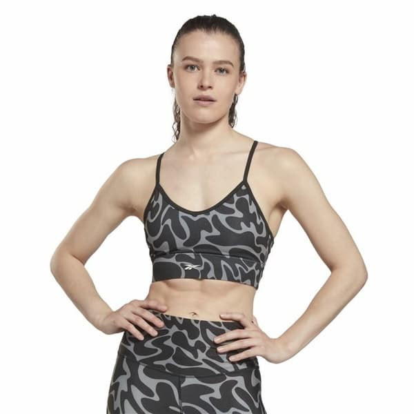Sports-BH Reebok Workout Ready Sort Grå - XS