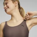 Pikkukuva 3 / 8: Naisten urheilutoppi Puma Studio Ultrabare Strappy Ruskea - S