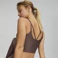 Pikkukuva 5 / 8: Naisten urheilutoppi Puma Studio Ultrabare Strappy Ruskea - S