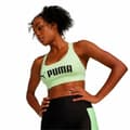 Miniatyrbild 10 av 11: Sport-BH Puma Mid Impact fit Limegrön Gul - XS
