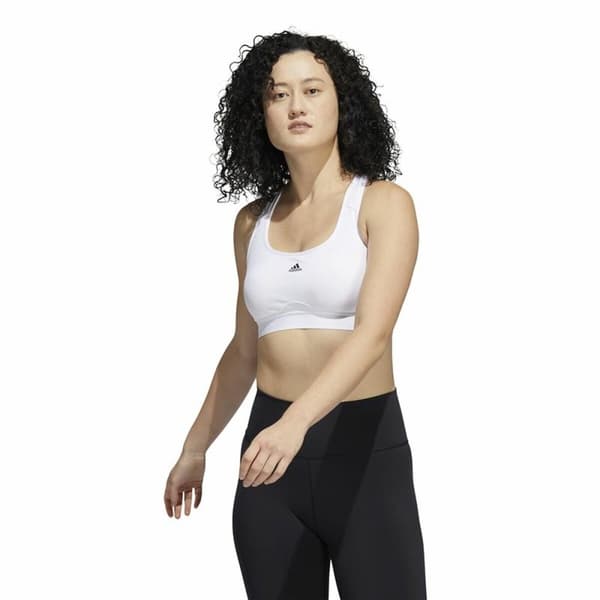 Sport-BH Adidas Pwr Ms Pd Hvit - XS