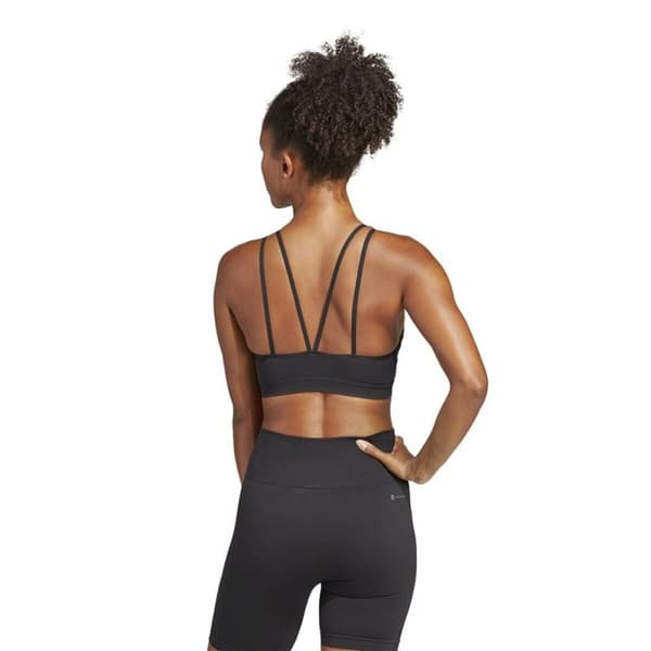Sport-BH Adidas Aeroknit Svart - L