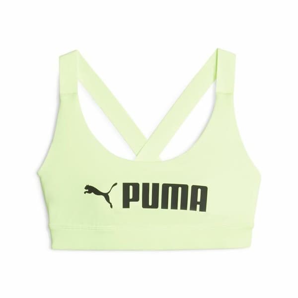 Urheiluliivit Puma Mid Impact fit Limetinvihreä Keltainen - XS