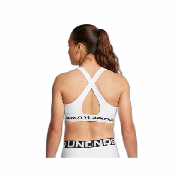 Sports-BH Under Armour CroSSback Mid Hvid - M