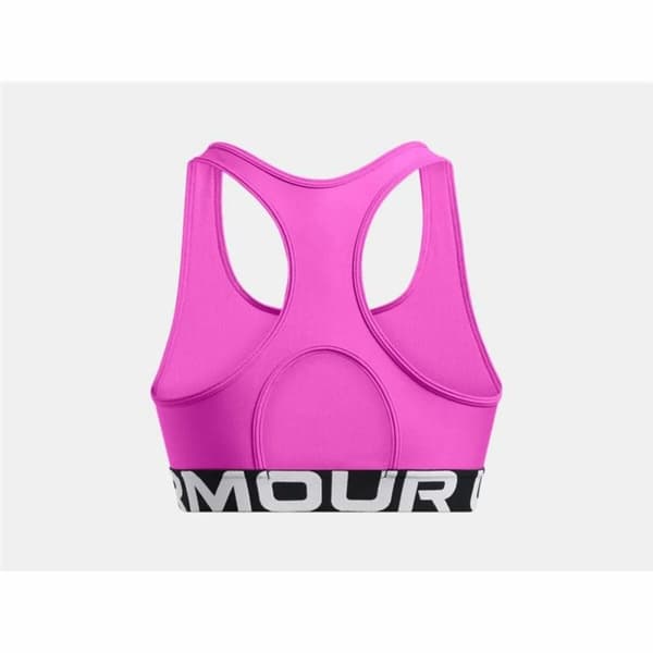 Sports-BH Under Armour Hg Mid Branded Lilla Mørk pink - L