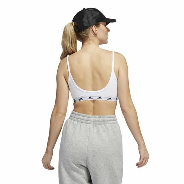 Sports-BH Adidas Pureb Ls Hvid - L