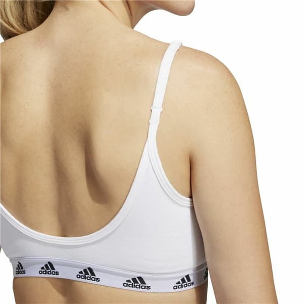 Sports-BH Adidas Pureb Ls Hvid - L