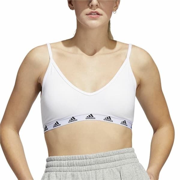 Sports-BH Adidas Pureb Ls Hvid - L