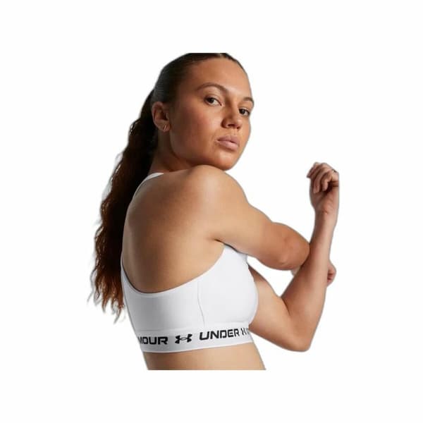 Sport-BH Under Armour CroSSback Mid Hvit - L