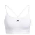 Miniatyrbillede 1 af 7: Sports-BH Adidas Aeroreact Ls P Hvid - XS