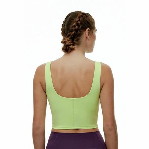 Sports Top til damer Black Limba Bhakti Lime - S