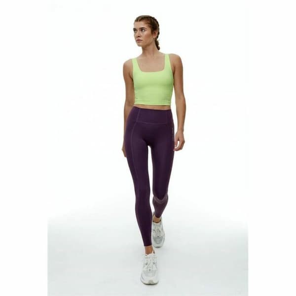 Sports Top til damer Black Limba Bhakti Lime - S