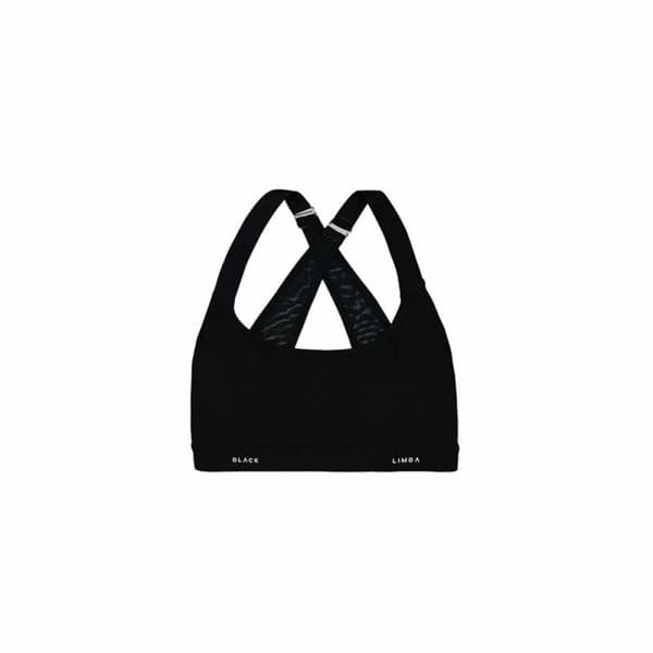 Sports Top til damer Black Limba Skyline Mesh Sort - L