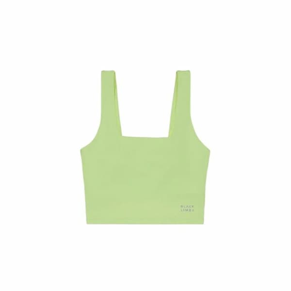 Naisten urheilutoppi Black Limba Bhakti Lime väri - XS