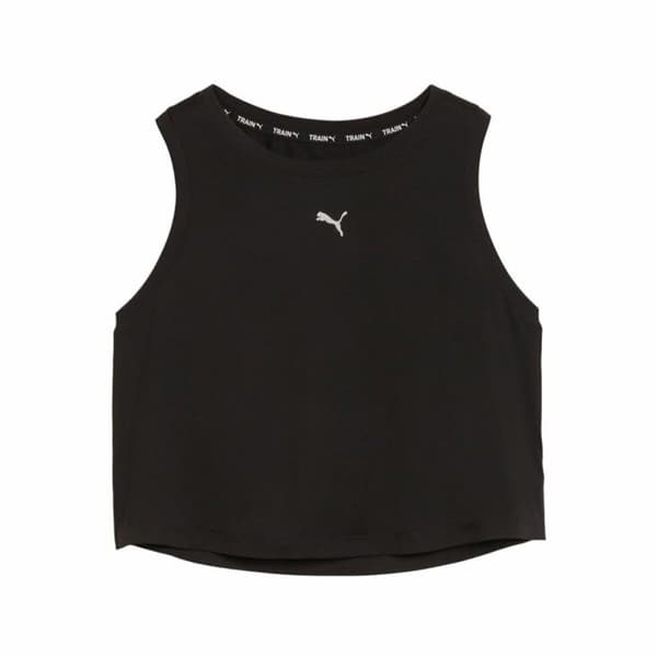 Sports Top til damer Puma Cloudspun Sleeveless Tank Sort - L