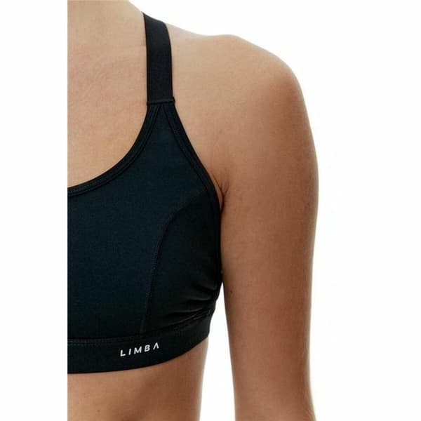 Sports Top til damer Black Limba Skyline Mesh Sort - S
