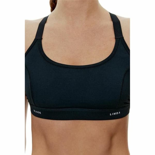 Sports Top til damer Black Limba Skyline Mesh Sort - S