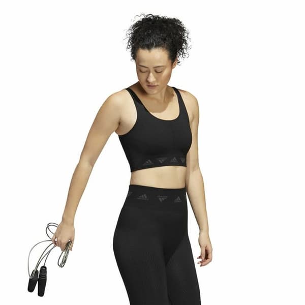 Sport-BH Adidas Aeroknit Svart - S