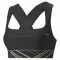 Miniatyrbild 1 av 9: Sport-BH Puma Mid Impact Deco Glam Svart - XS