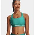 Miniatyrbillede 3 af 4: Sports-BH Under Armour  Crossback Mid Akvamarin - XS