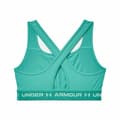 Miniatyrbillede 2 af 4: Sports-BH Under Armour  Crossback Mid Akvamarin - XS