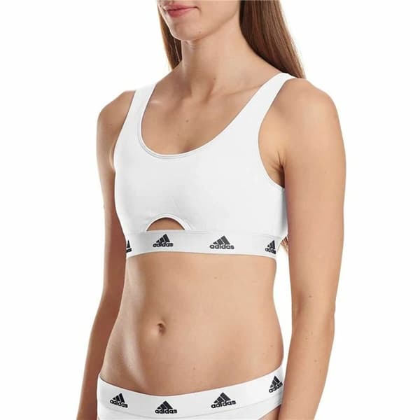 Sports-BH Adidas Active Comfort Cotton Hvid - XS