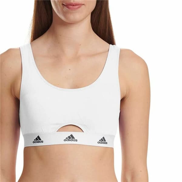 Sports-BH Adidas Active Comfort Cotton Hvid - S
