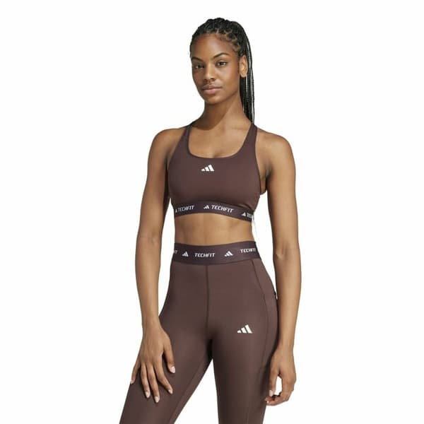 Urheiluliivit Adidas Techfit Medium Ruskea - L