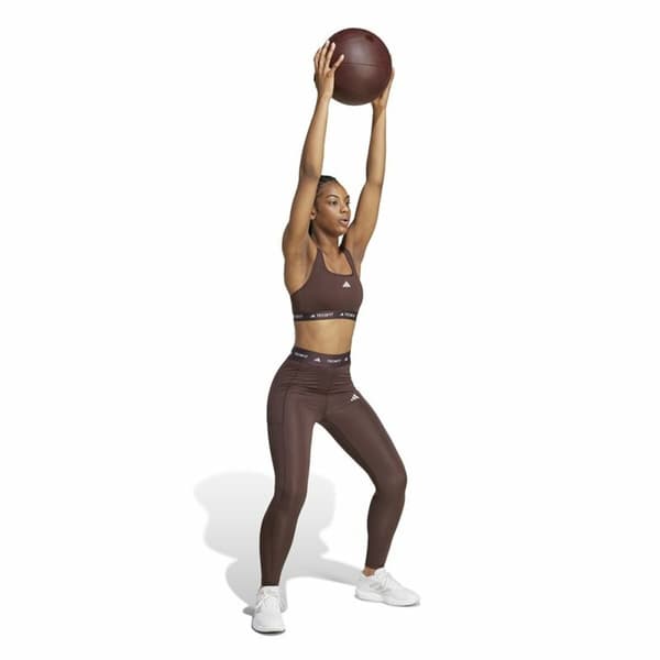 Sports-BH Adidas Techfit Medium Brun - S
