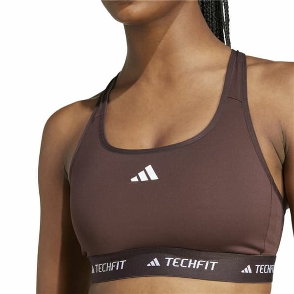 Sports-BH Adidas Techfit Medium Brun - S